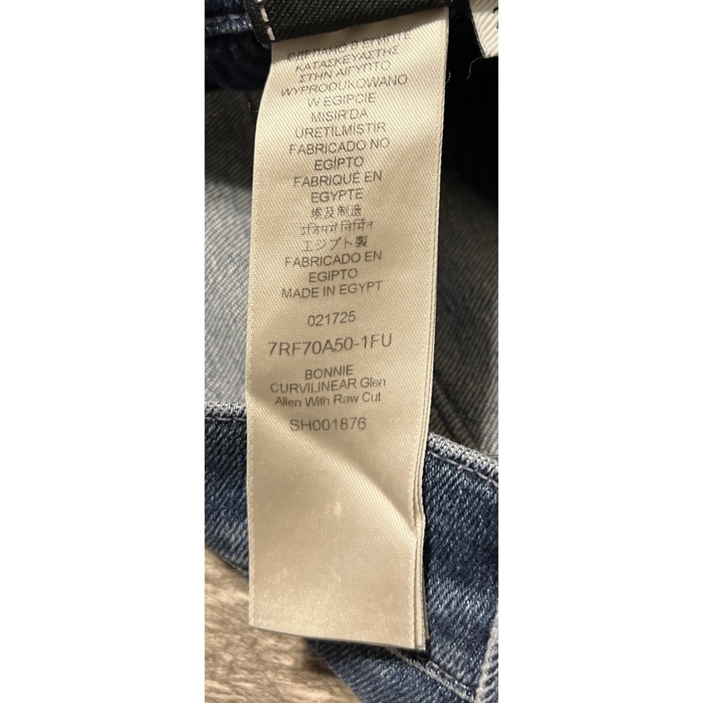 7 For All Mankind NWT Bonnie Curvilinear Barrel Leg High Rise Jean SZ 29 (30x30) - Picture 6 of 13